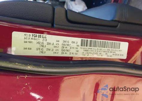 2018 Jeep Grand Cherokee Laredo 4X4 z USA, uszkodzony, nr VIN 1C4RJFAG4JC310252